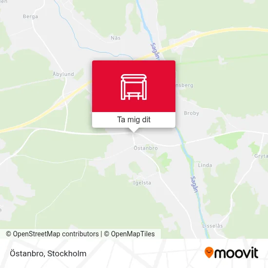 Östanbro karta