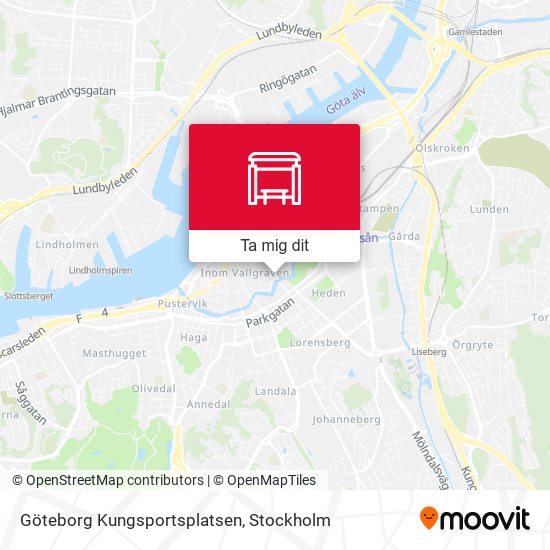 Göteborg Kungsportsplatsen karta