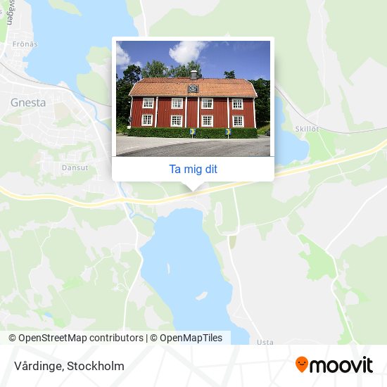 Vårdinge karta