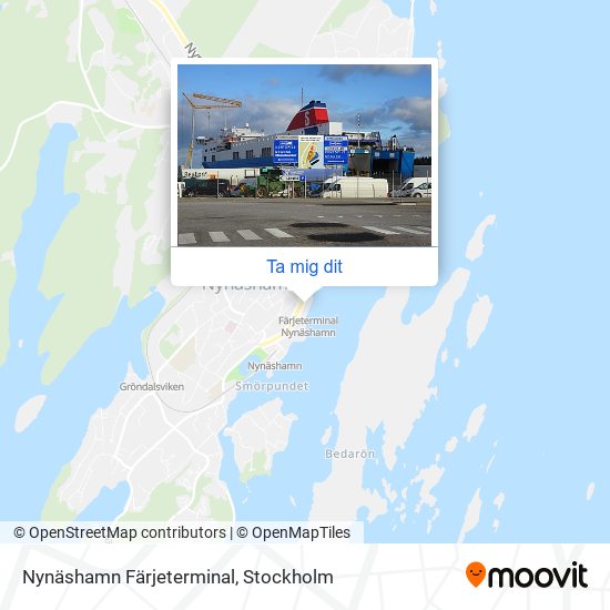 Nynäshamn Färjeterminal karta