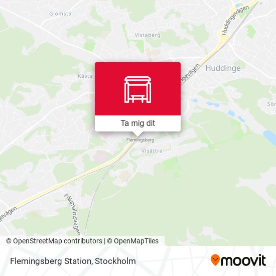 Flemingsberg Station karta