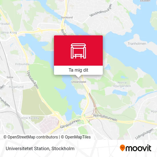 Universitetet Station karta