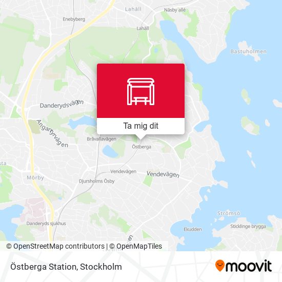 Östberga Station karta