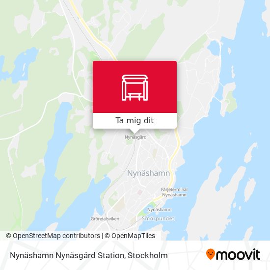 Nynäshamn Nynäsgård Station karta