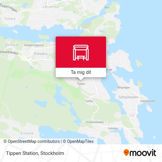 Tippen Station karta