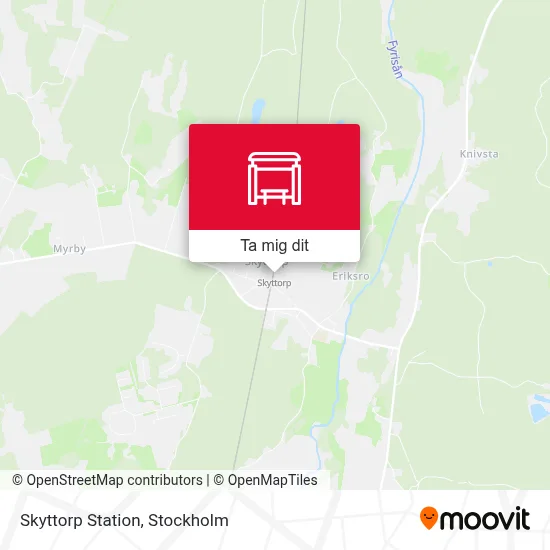 Skyttorp Station karta