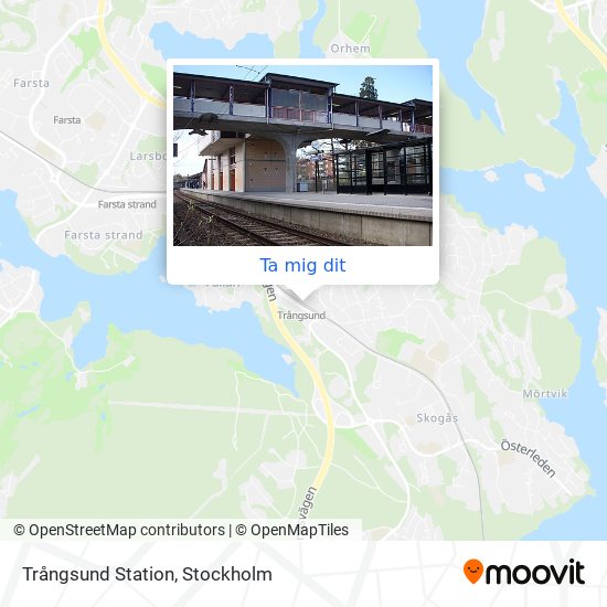 Trångsund Station karta