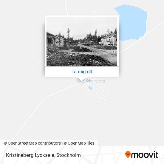Kristineberg Lycksele karta