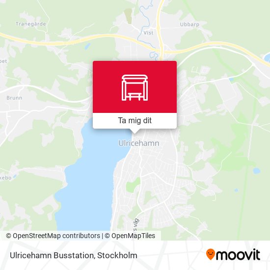 Ulricehamn Busstation karta