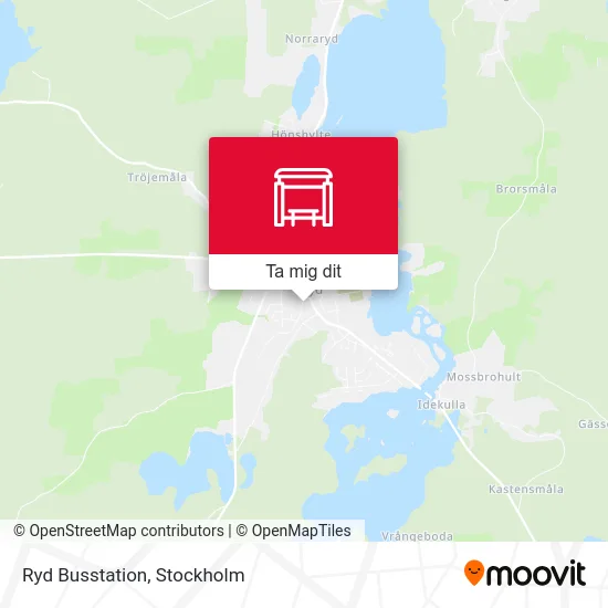 Ryd Busstation karta