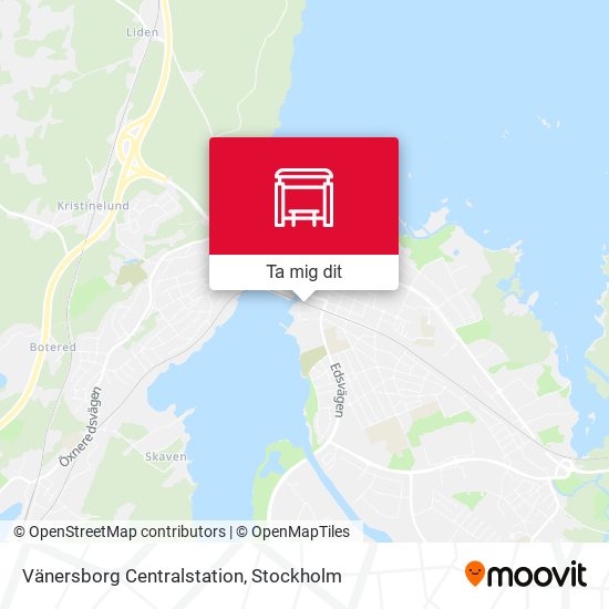 Vänersborg Centralstation karta