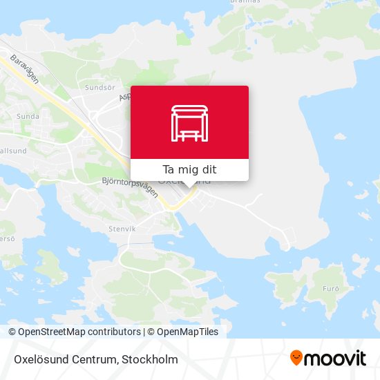 Oxelösund Centrum karta