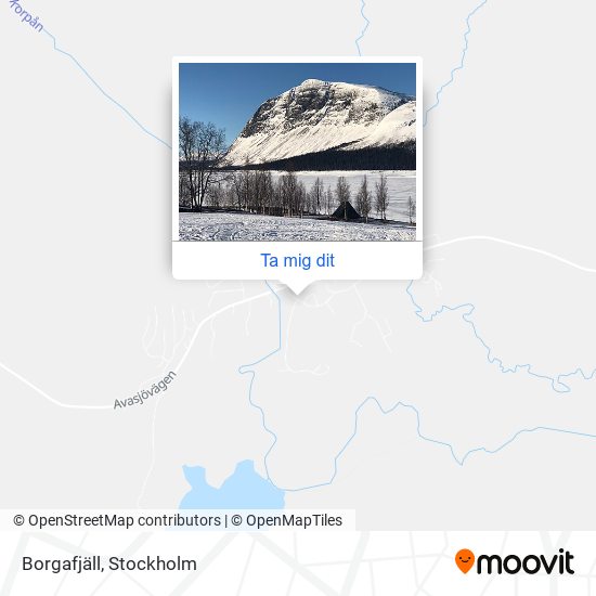 Borgafjäll karta