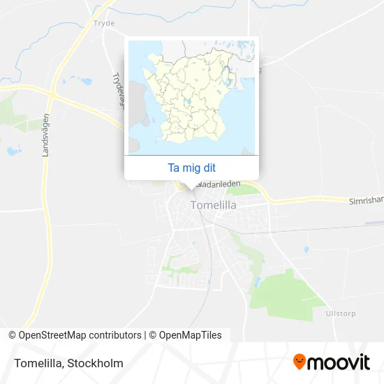 Tomelilla karta