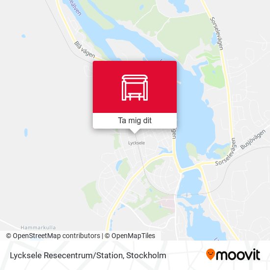 Lycksele Resecentrum/Station karta