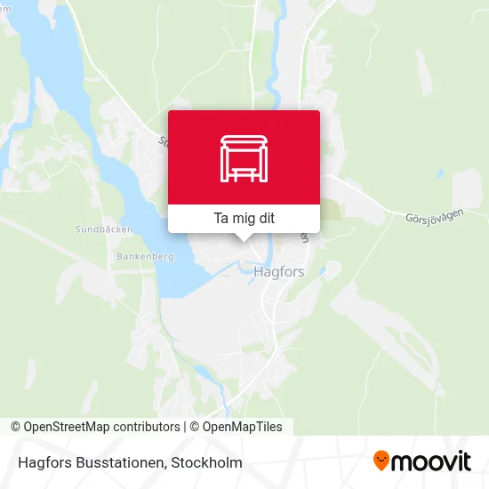 Hagfors Busstationen karta