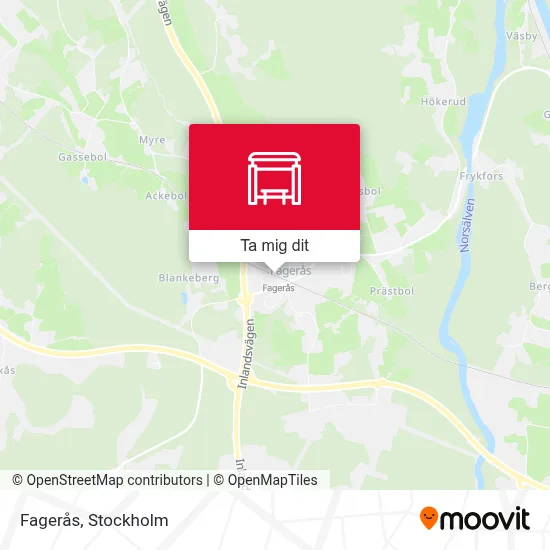 Fagerås karta