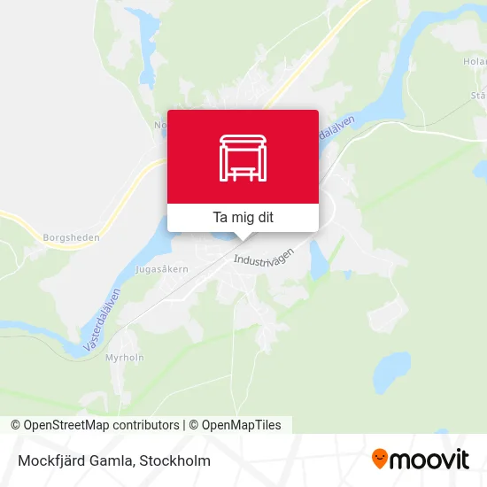 Mockfjärd Gamla karta