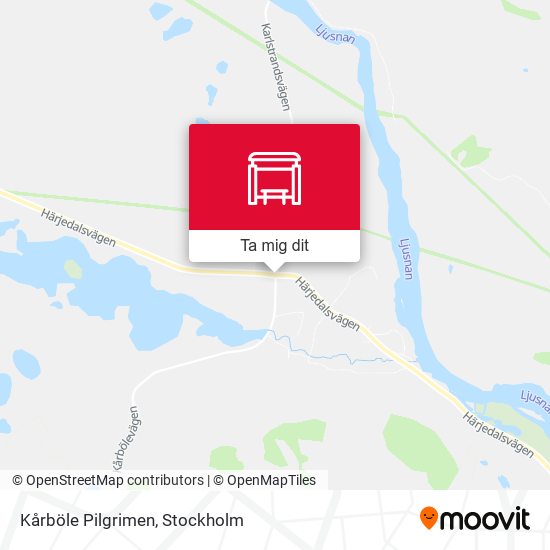 Kårböle Pilgrimen karta