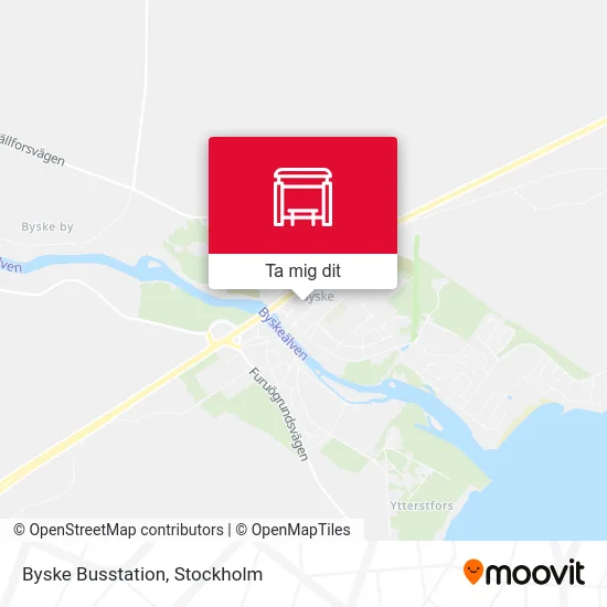 Byske Busstation karta
