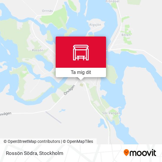 Rossön Södra karta