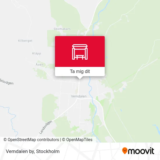 Vemdalen by karta