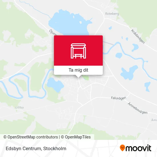 Edsbyn Centrum karta