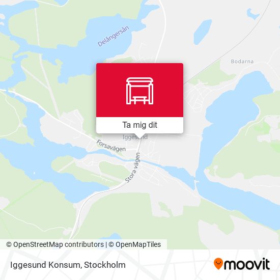 Iggesund Konsum karta