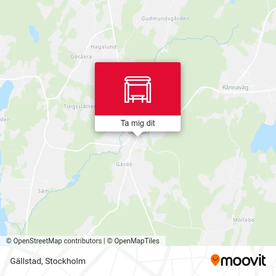 Gällstad karta