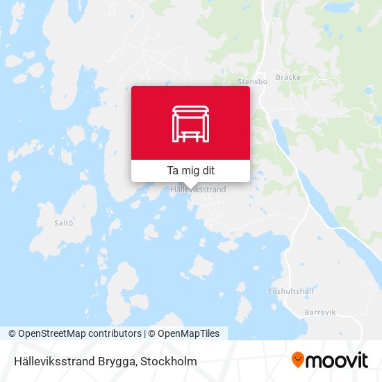 Hälleviksstrand Brygga karta