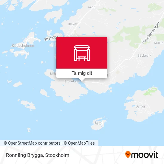 Rönnäng Brygga karta