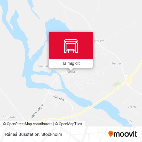 Råneå Busstation karta