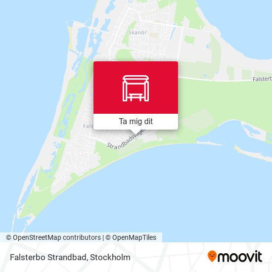 Falsterbo Strandbad karta