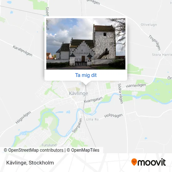 Kävlinge karta