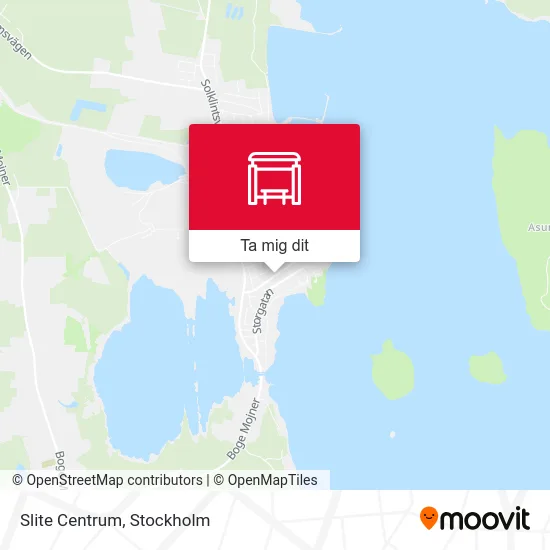 Slite Centrum karta
