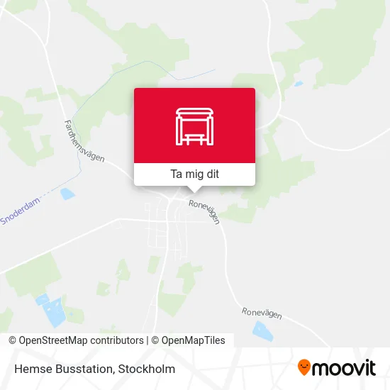 Hemse Busstation karta