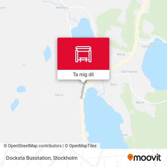 Docksta Busstation karta