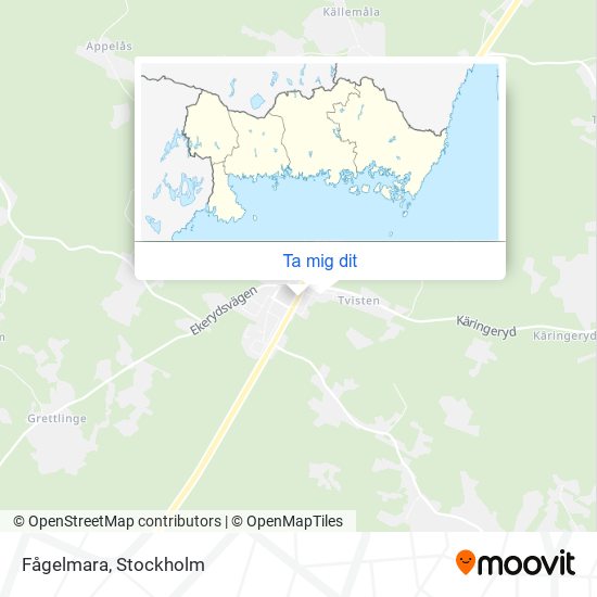 Fågelmara karta