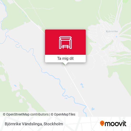 Björnrike Vändslinga karta