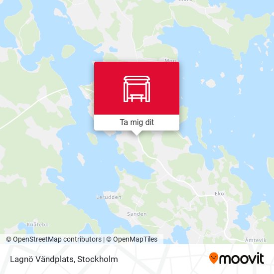 Lagnö Vändplats karta