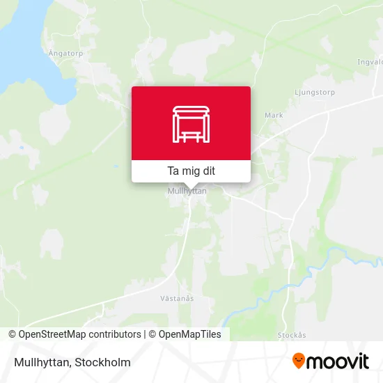 Mullhyttan karta