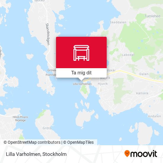 Lilla Varholmen karta