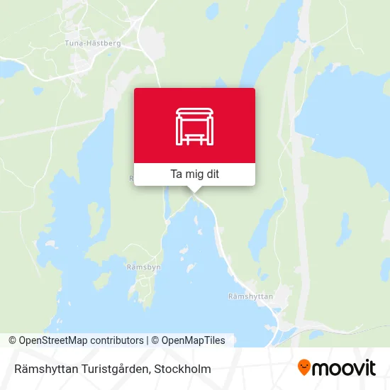 Rämshyttan Turistgården karta