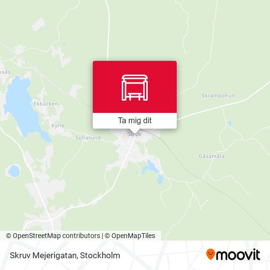 Skruv Mejerigatan karta