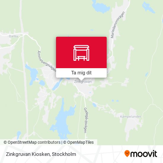 Zinkgruvan Kiosken karta