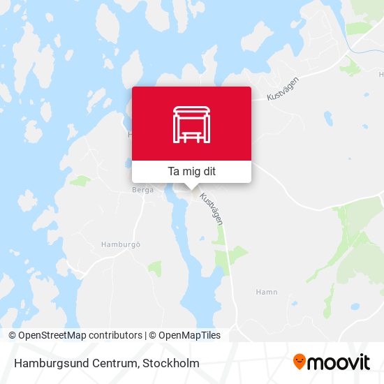 Hamburgsund Centrum karta