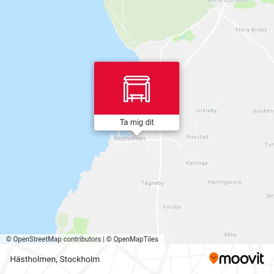 Hästholmen karta