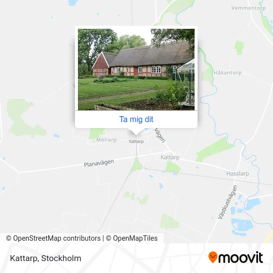 Kattarp karta