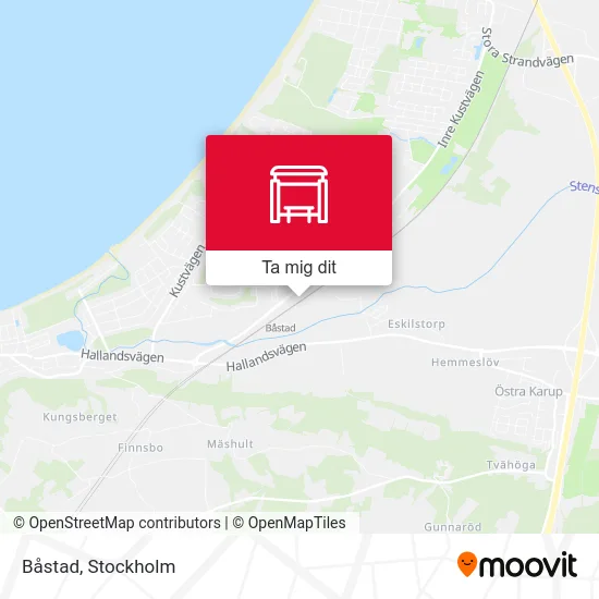 Båstad karta