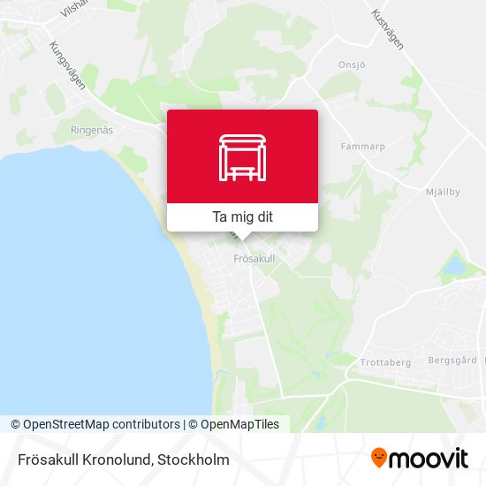 Frösakull Kronolund karta